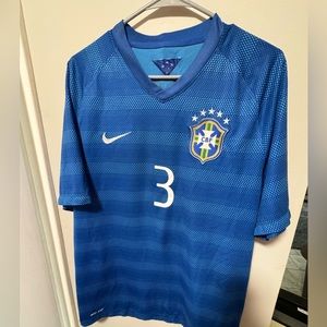 NIKE X BRAZIL 2014 WORLD CUP AWAY SHIRT (T.SILVA 3)